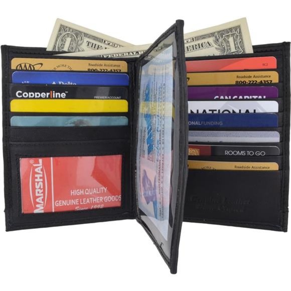 RFID Blocking Bifold Hipster Multi Credit Card ID Holder Camouflage - Picture 3 of 6